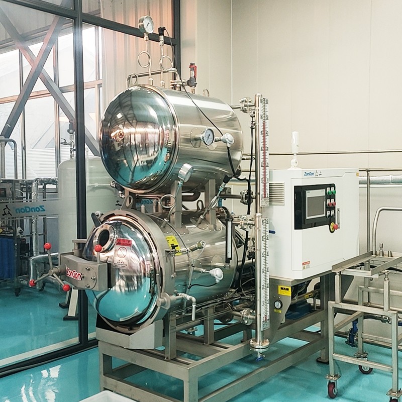 600-600 water immersion retort machine