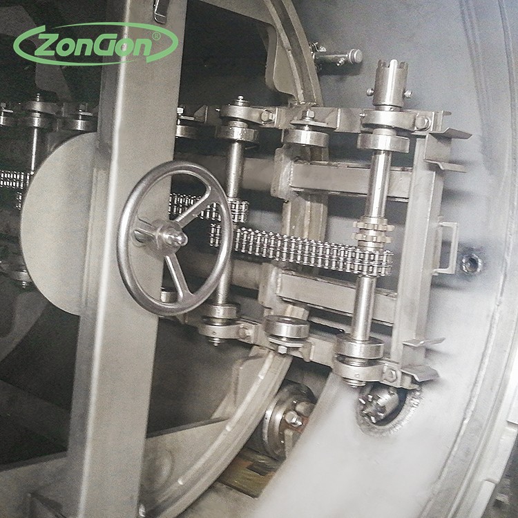 rotary type steam retort 2